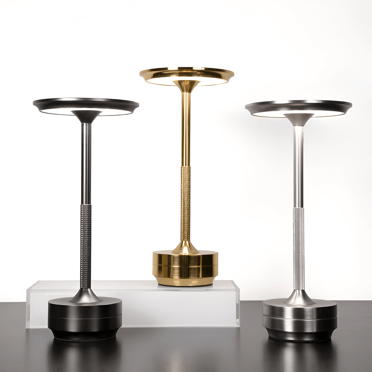 LED Tischlampe Kabellos Metall Touch