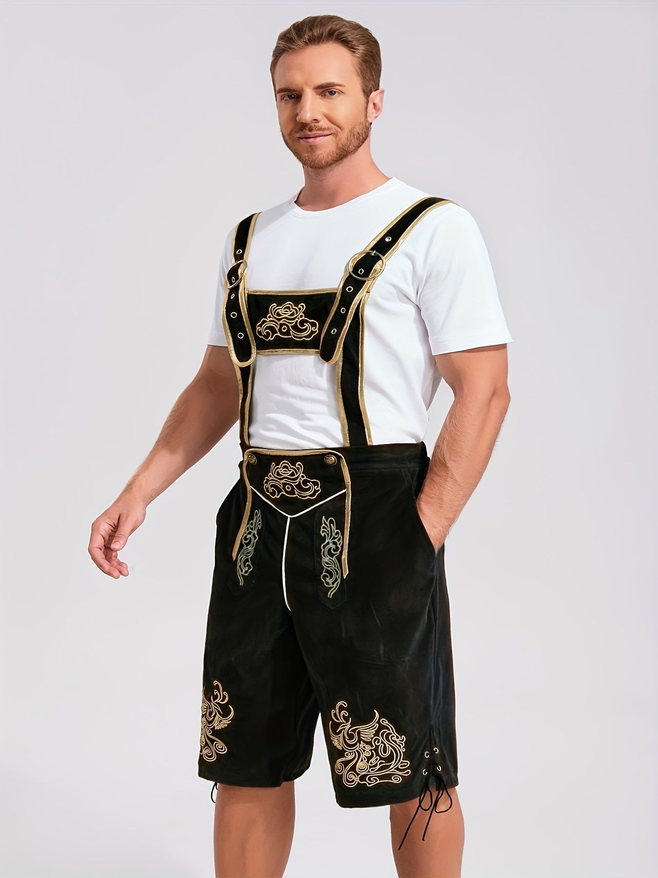 Herren Oktoberfest Trachten Outfit | 2025 Kurz Hose