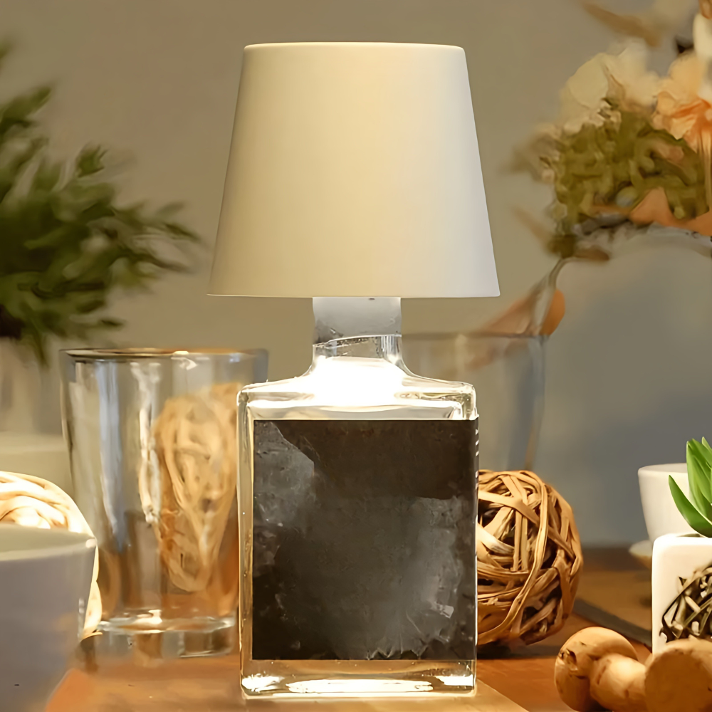 LED Flaschenlampe Kabellos Dimmbar Modern
