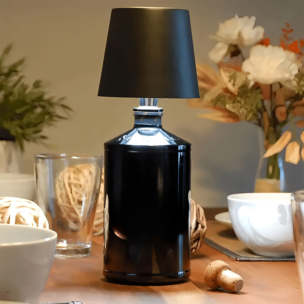 LED Flaschenlampe Kabellos Dimmbar Modern