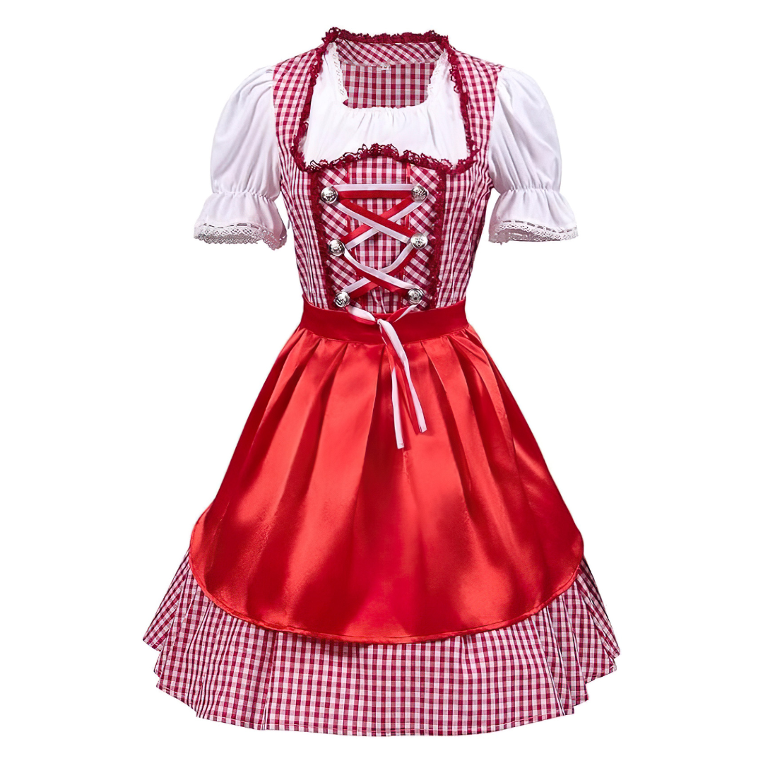 Damen Oktoberfest Dirndl Kleid 2025 | mit Dirndl Bluse