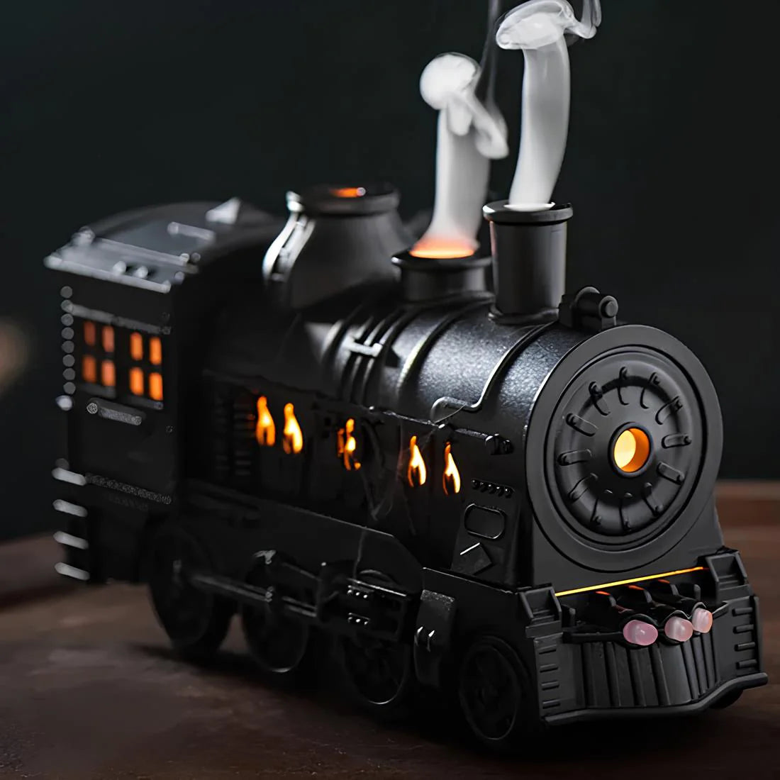 LED Luftbefeuchter Vintage Deko Dampflok