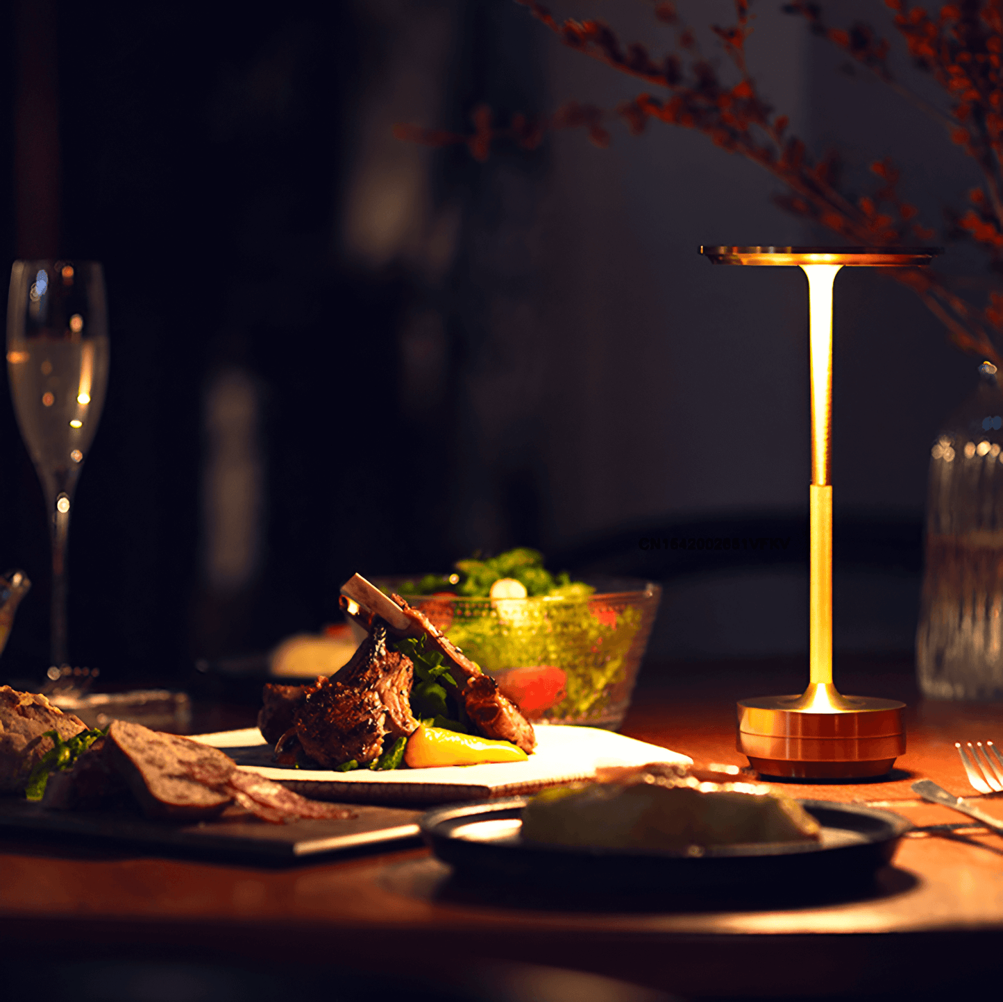 LED Tischlampe Kabellos Metall Touch