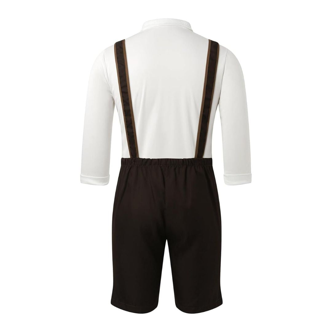 Herren Oktoberfest Trachten Outfit 2025 | Kurz Mit Hosenträger
