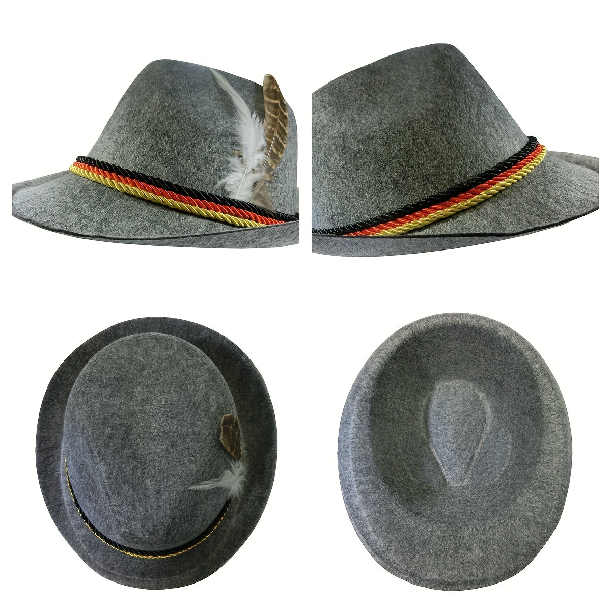 Oktoberfest Trachten Accessoire Set 2025 | Hut und Kniestrümpfe
