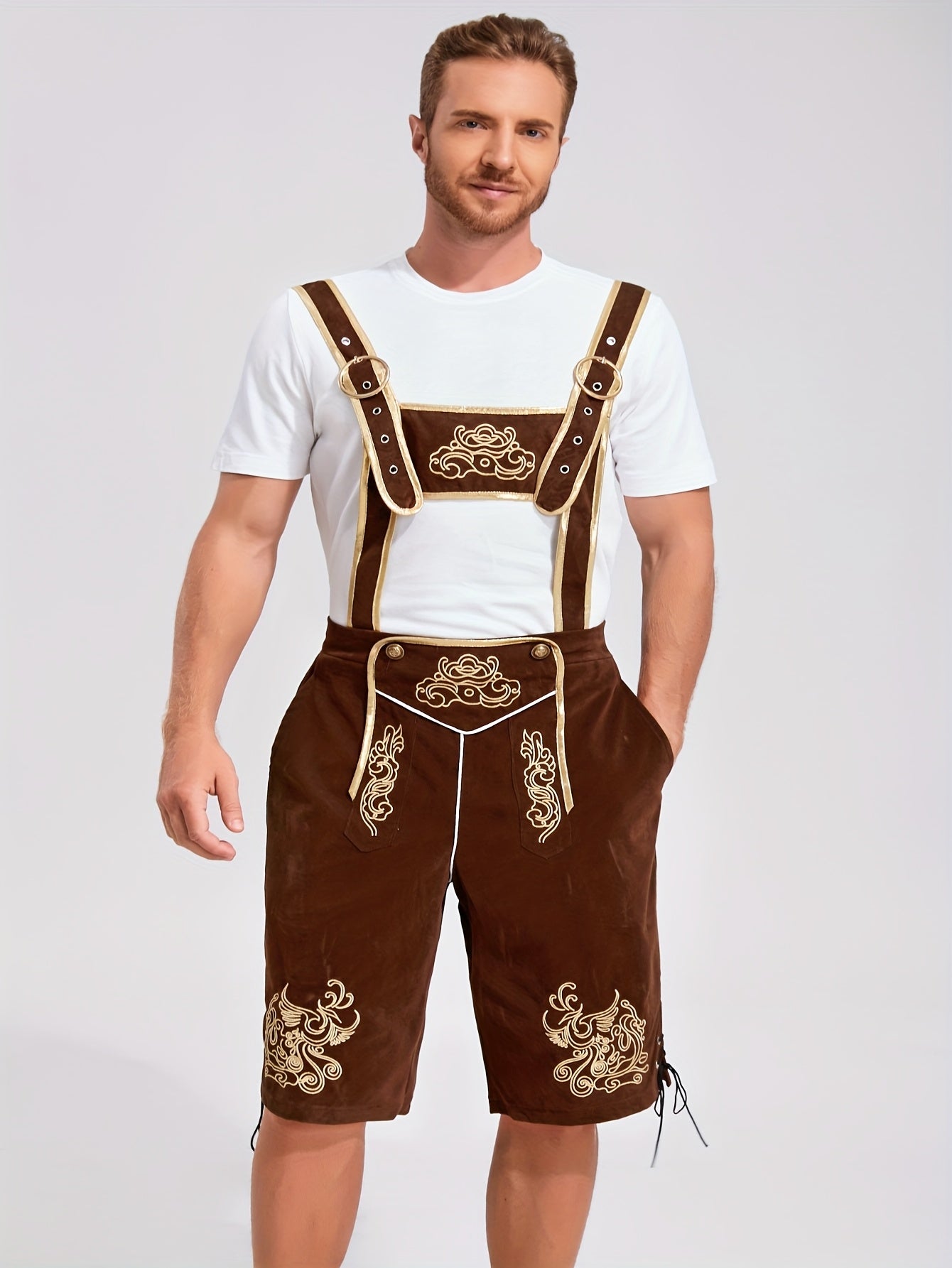 Herren Oktoberfest Trachten Outfit | 2025 Kurz Hose