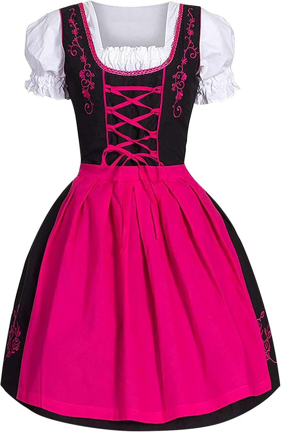 Damen Oktoberfest Dirndl Kleid Outfit | Mini
