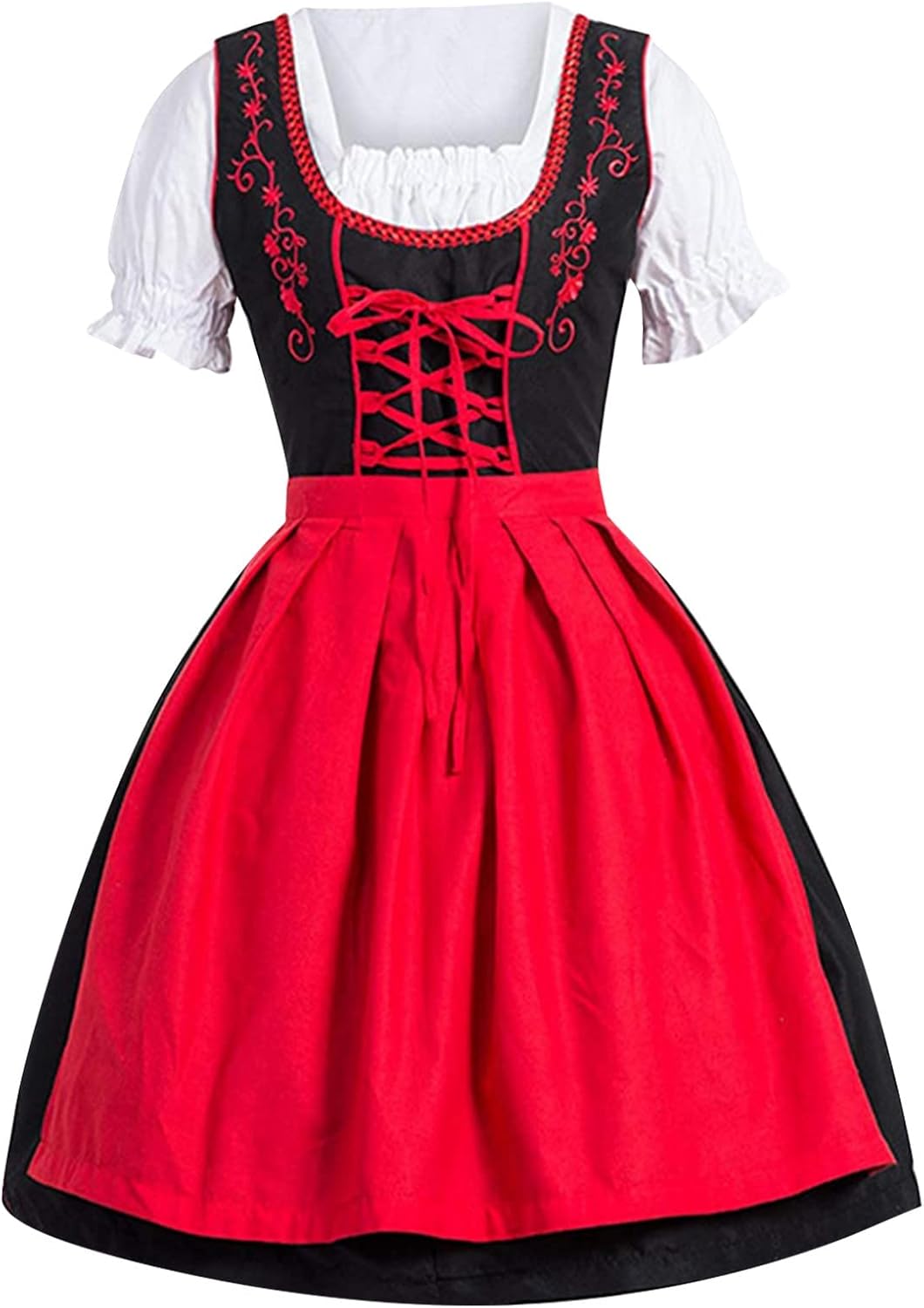 Damen Oktoberfest Dirndl Kleid Outfit | Mini