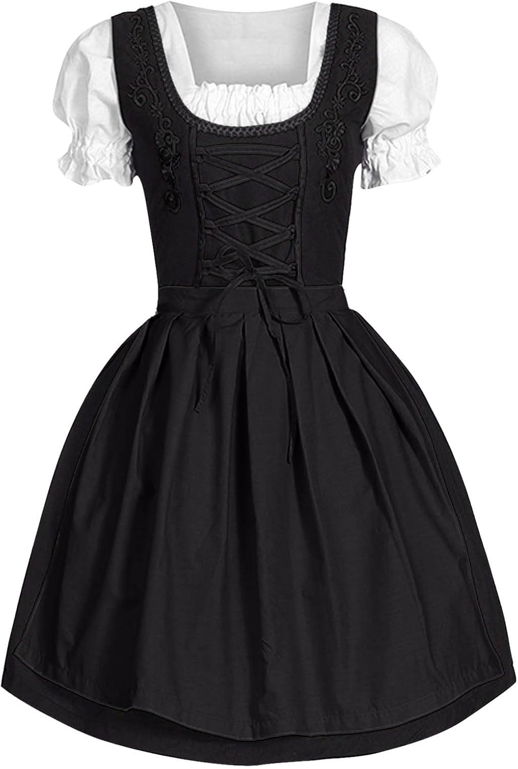 Damen Oktoberfest Dirndl Kleid Outfit | Mini