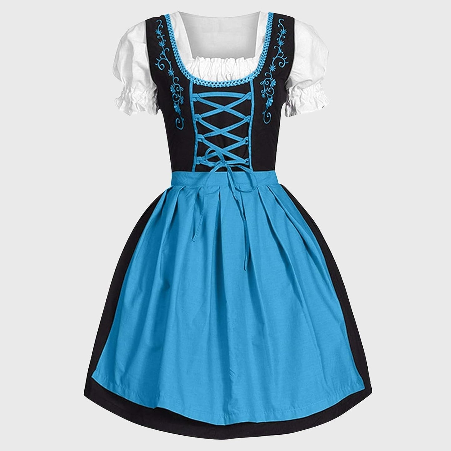 Damen Oktoberfest Dirndl Kleid Outfit | Mini