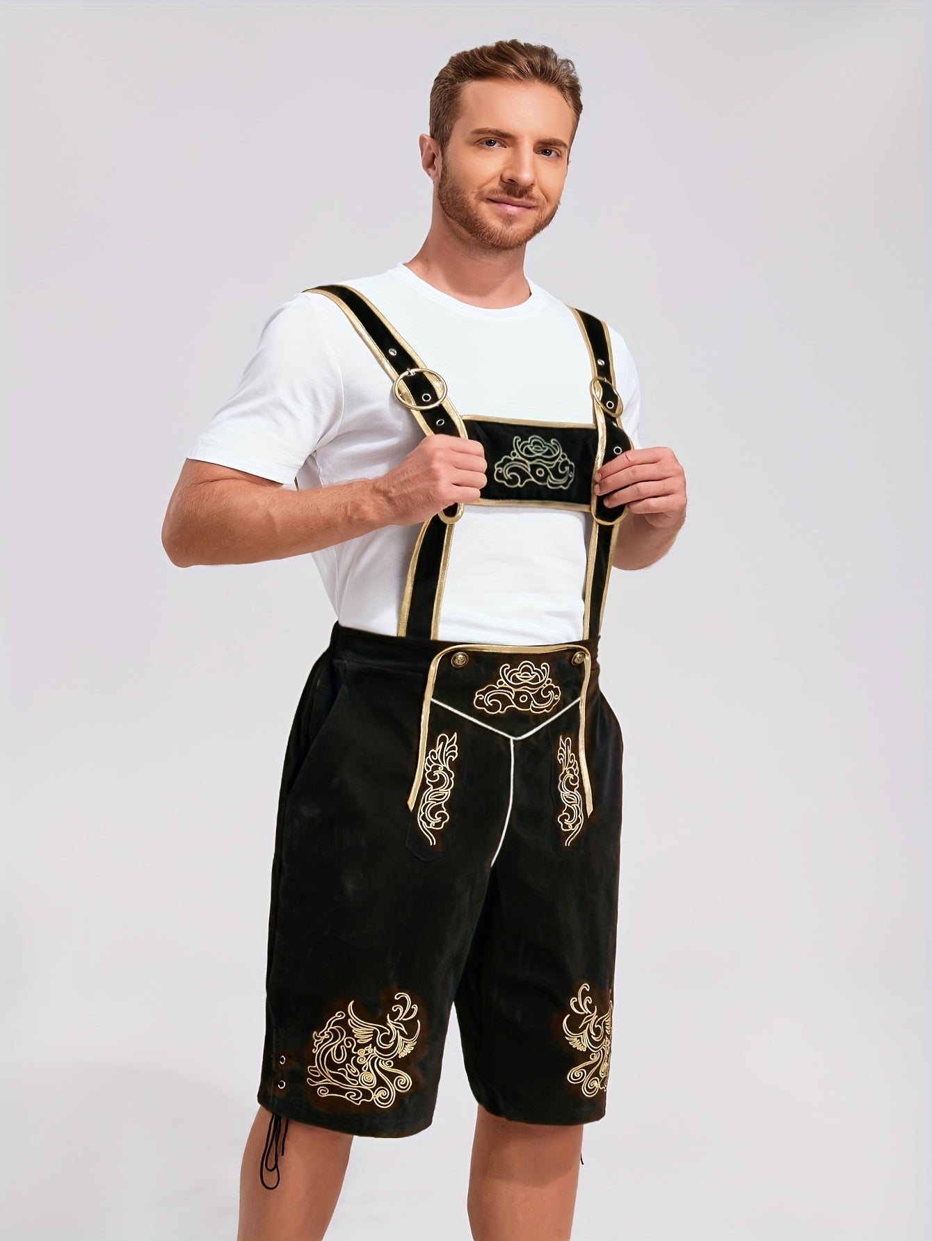 Herren Oktoberfest Trachten Outfit | 2025 Kurz Hose