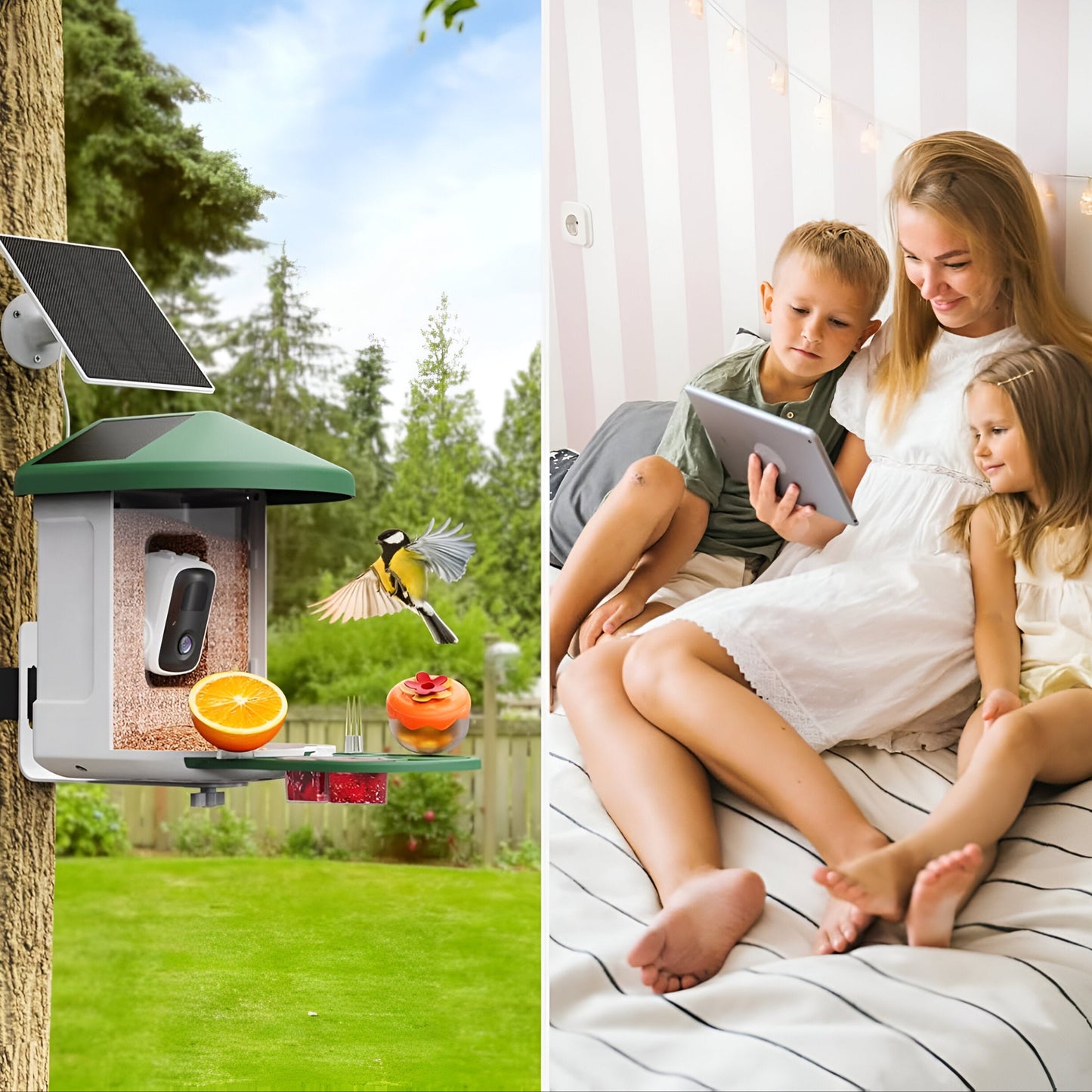 Vogelhaus Kamera Solar WLAN Vogelbeobachtung