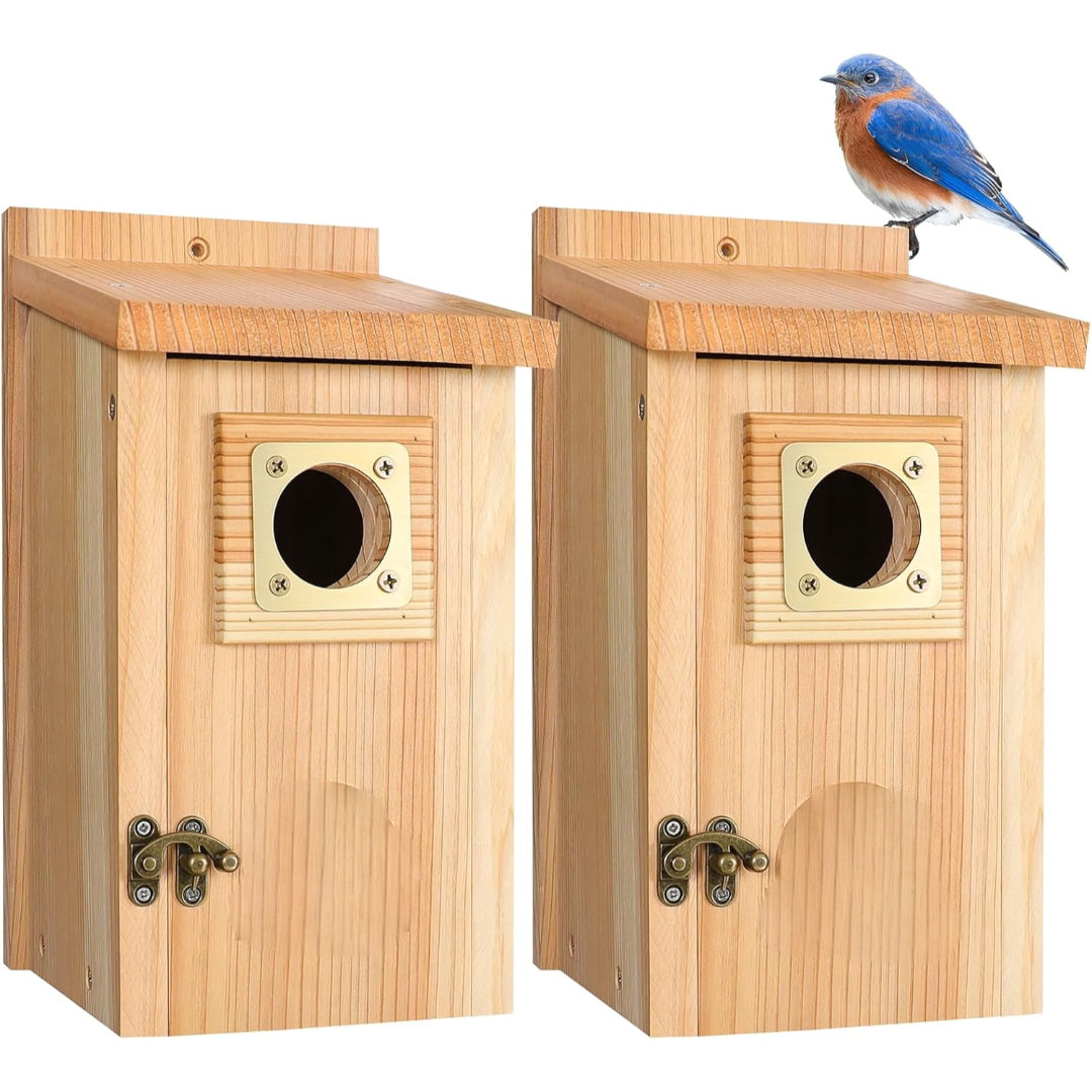 Vogelhaus Holz Wetterfest Nistkasten Außen