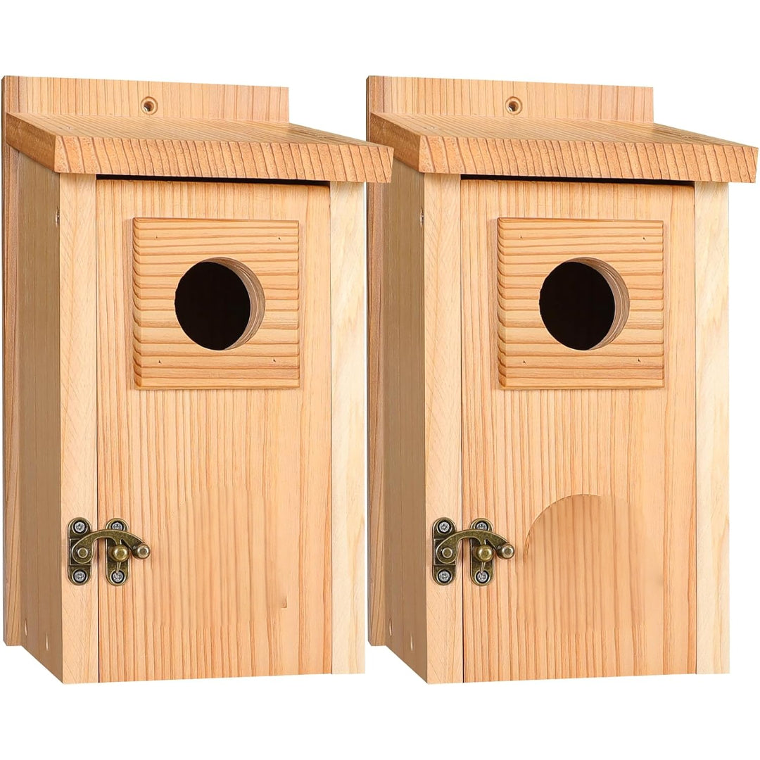 Vogelhaus Holz Wetterfest Nistkasten Außen