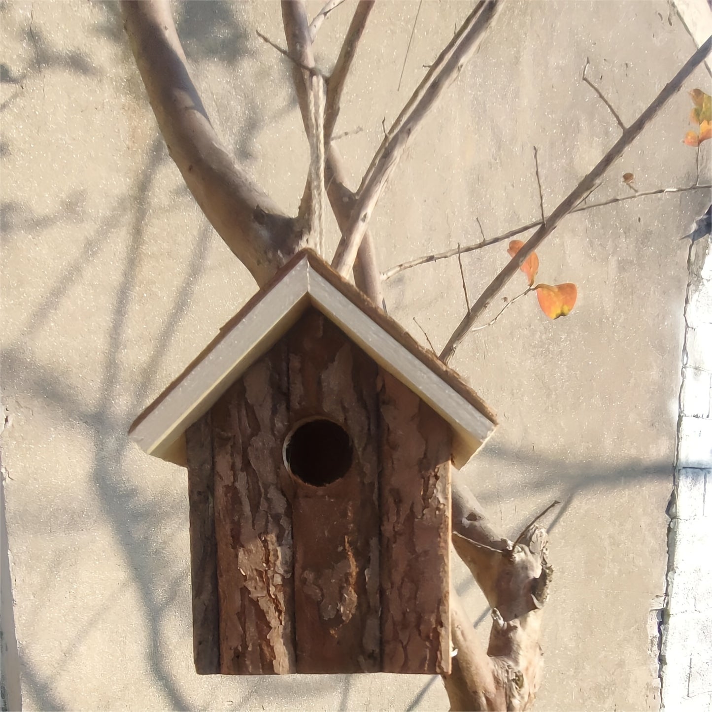 Vogelhaus Rustikales Holz Nistkasten Outdoor