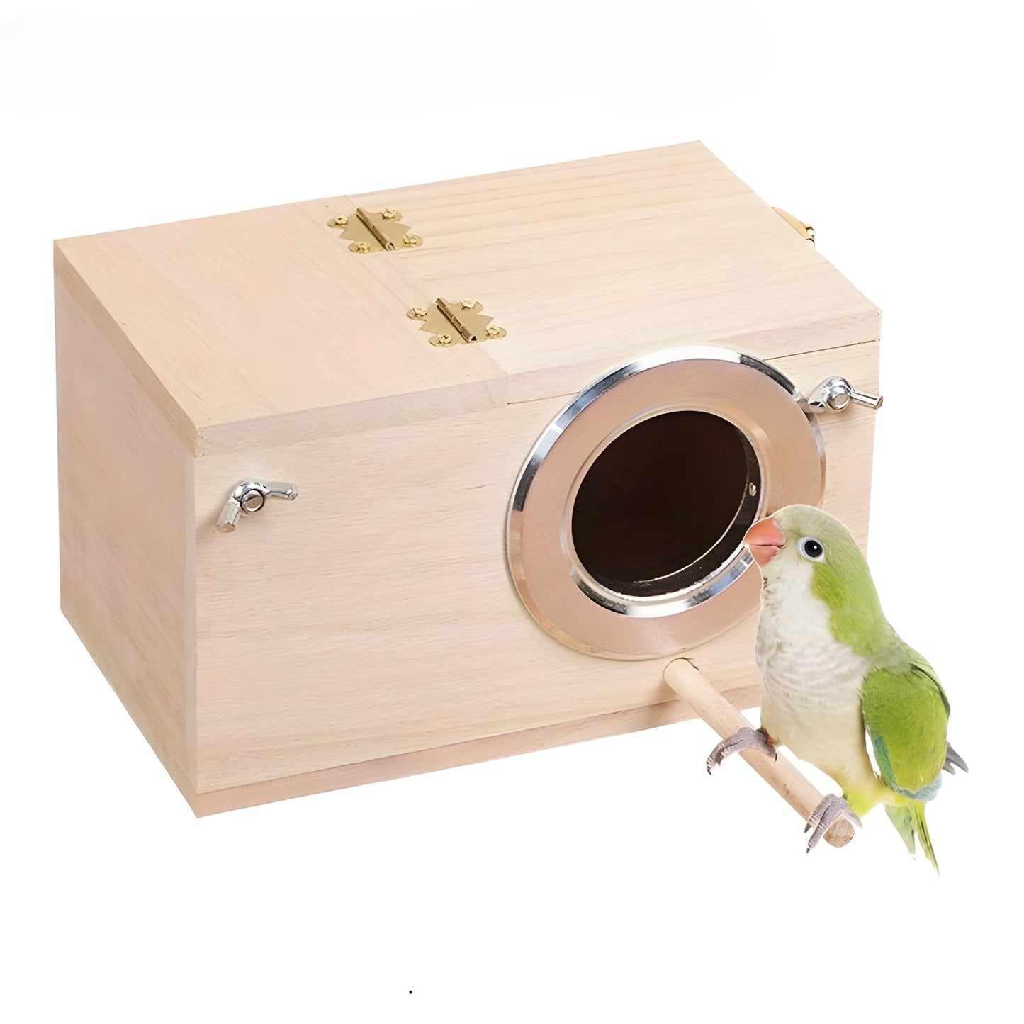Vogelhaus Holz Nistkasten für Sittiche