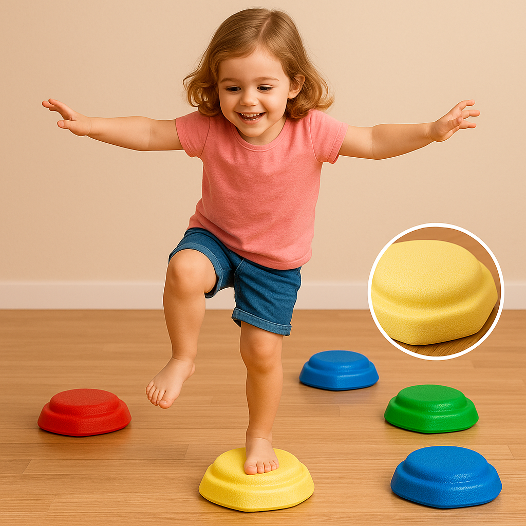 Balance Steine Kinder Rutschfest Outdoor Spielzeug