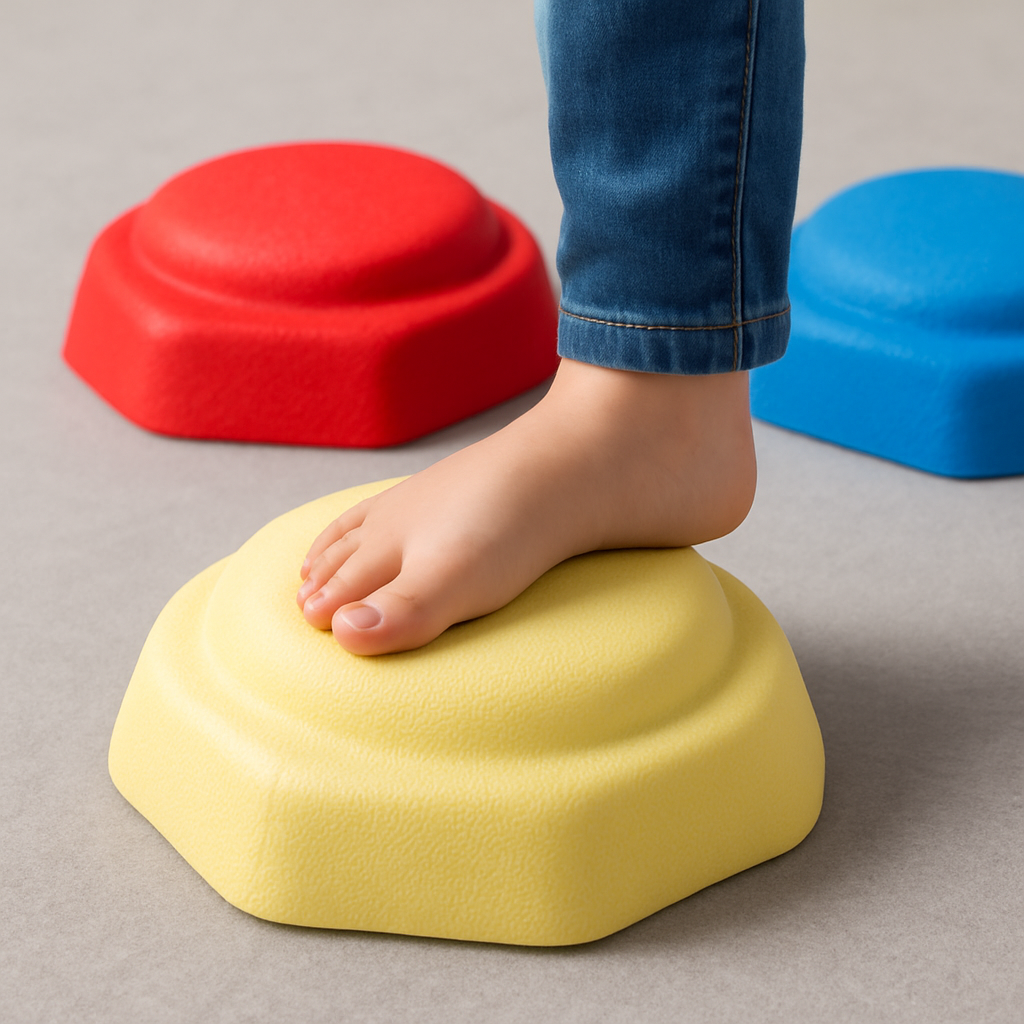Balance Steine Kinder Rutschfest Outdoor Spielzeug