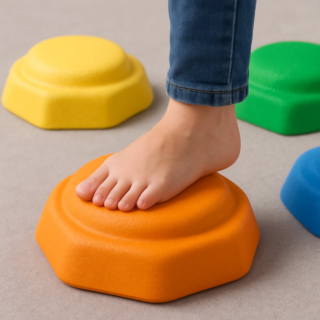 Balance Steine Kinder Rutschfest Outdoor Spielzeug