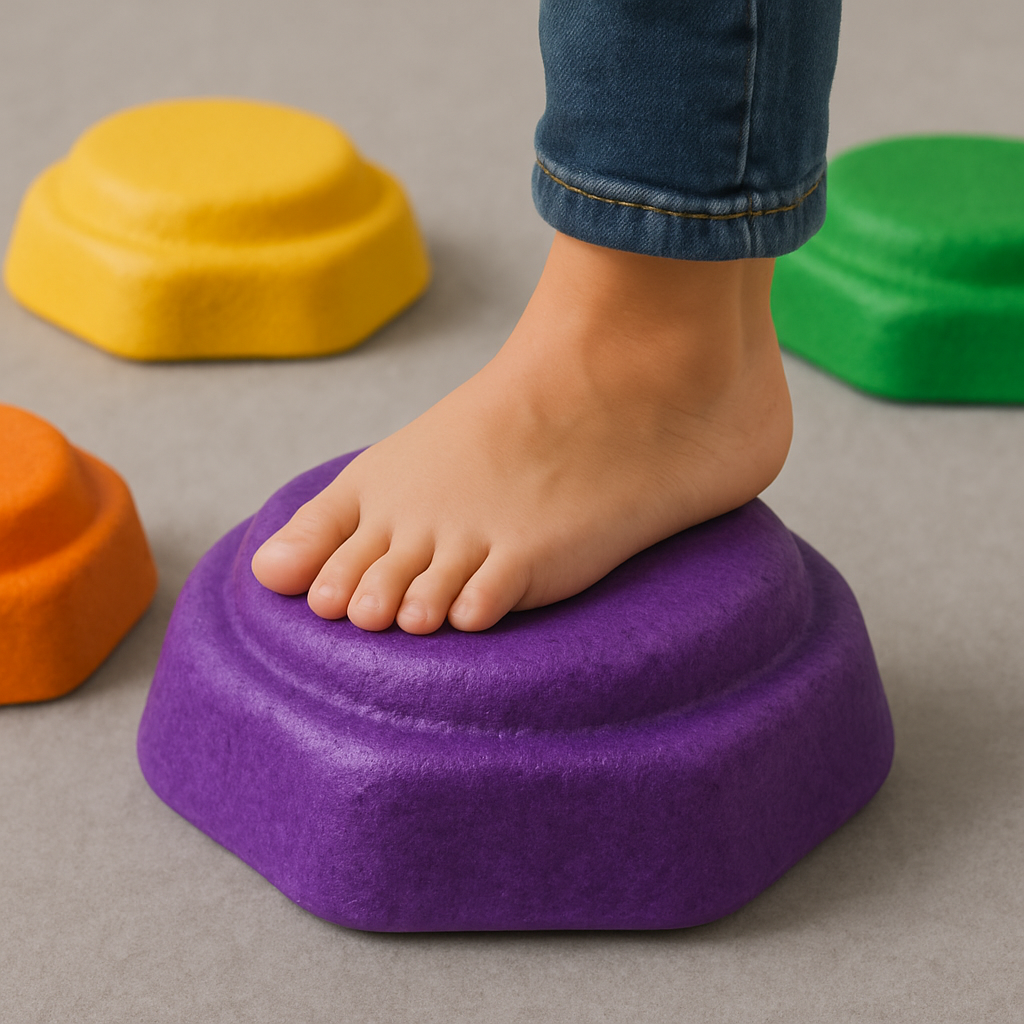 Balance Steine Kinder Rutschfest Outdoor Spielzeug