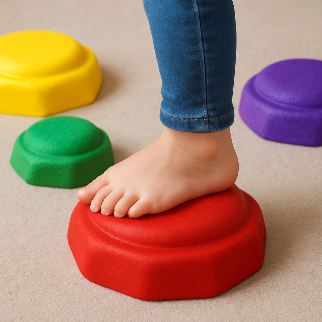 Balance Steine Kinder Rutschfest Outdoor Spielzeug