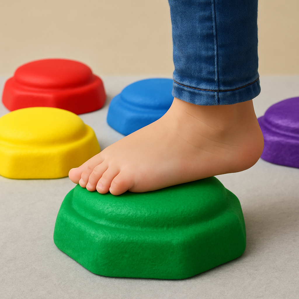 Balance Steine Kinder Rutschfest Outdoor Spielzeug
