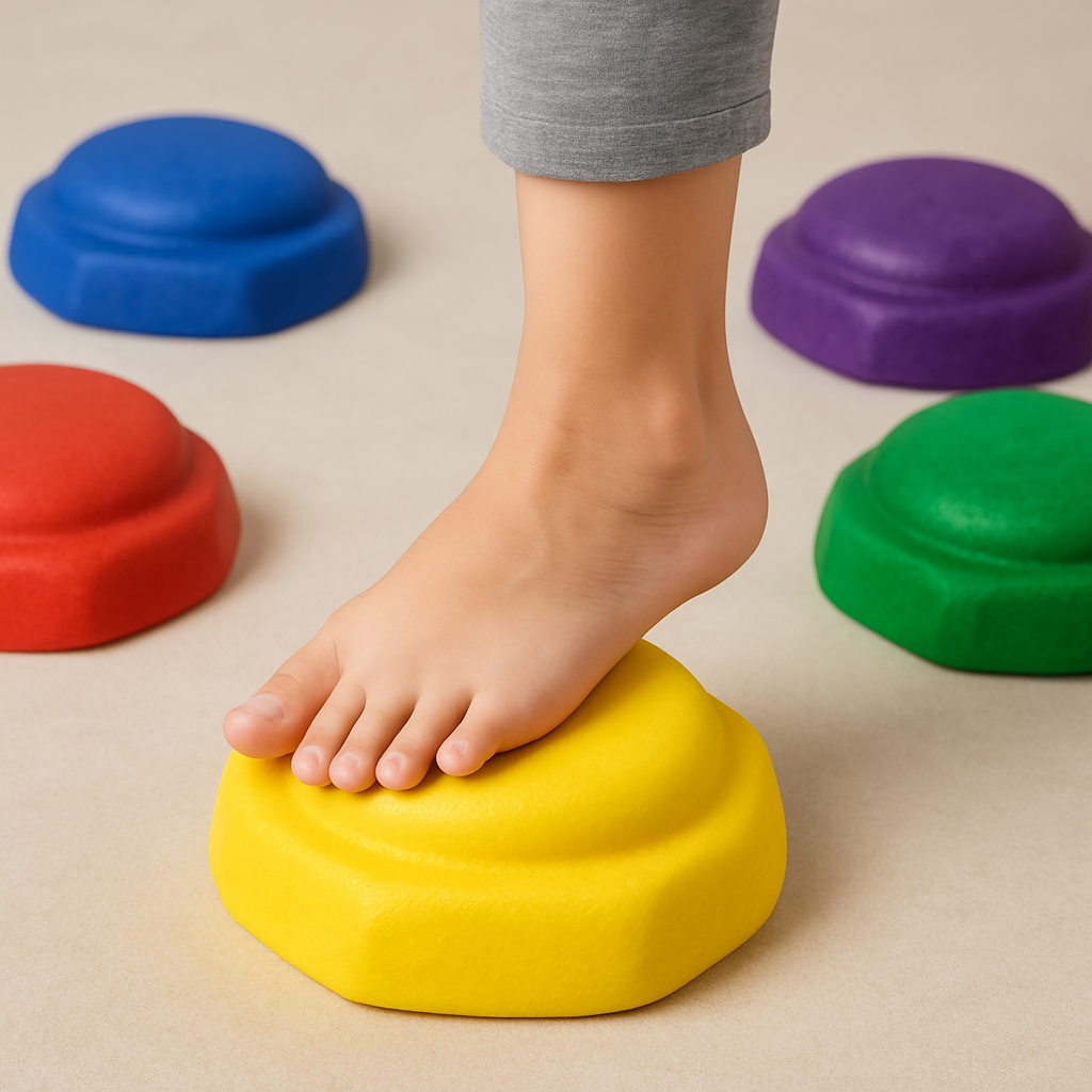 Balance Steine Kinder Rutschfest Outdoor Spielzeug