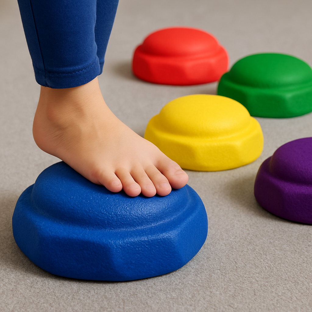 Balance Steine Kinder Rutschfest Outdoor Spielzeug
