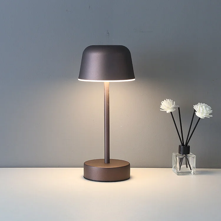 Tischlampe Modern LED Akku Touch Rot Design