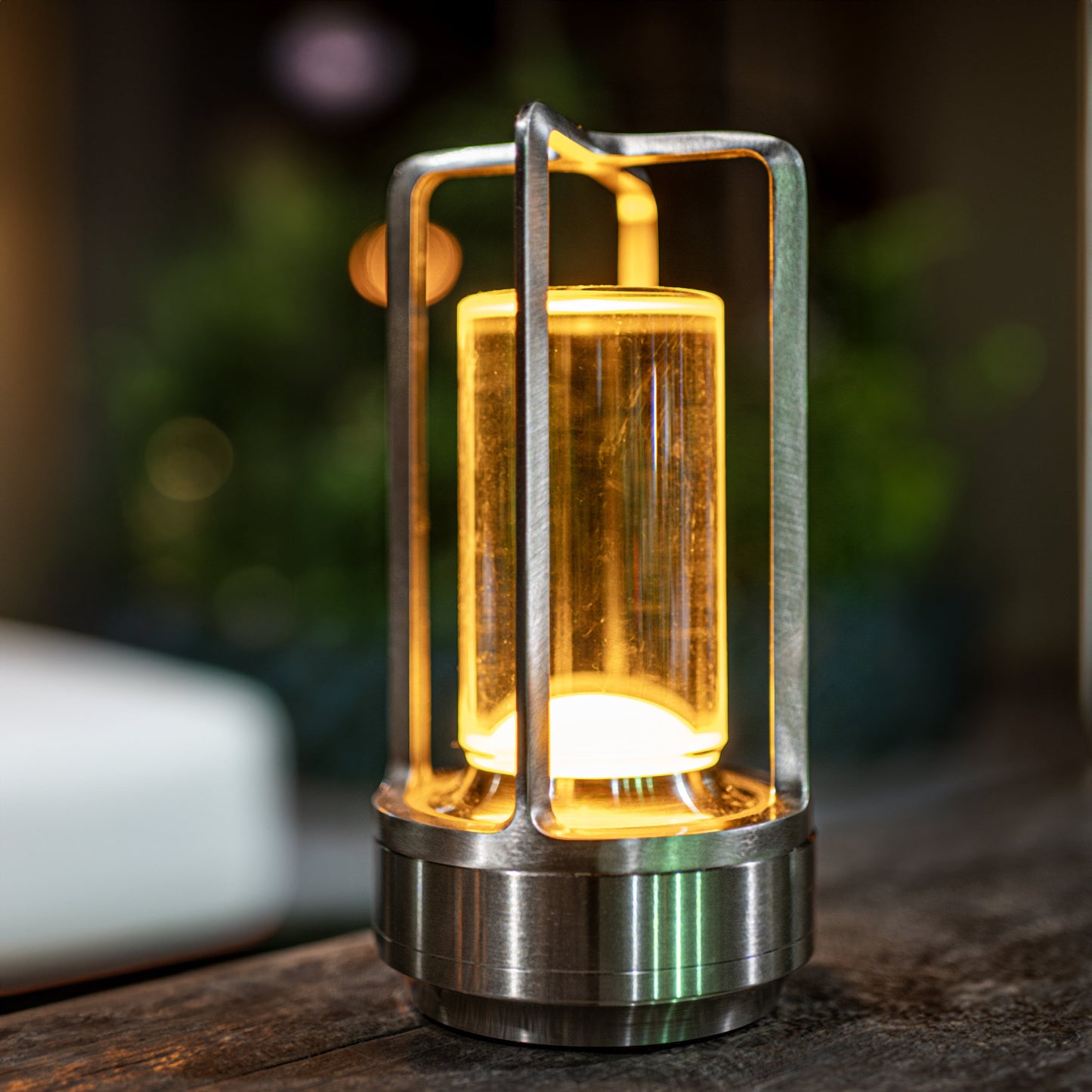 LED Tischlampe Glas Kristall Modern Metall