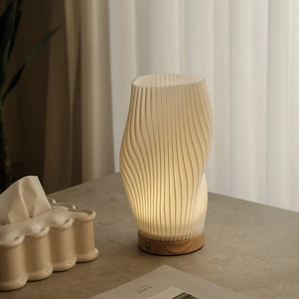 LED Tischlampe Modern Weiß Kunststoff Dimmbar