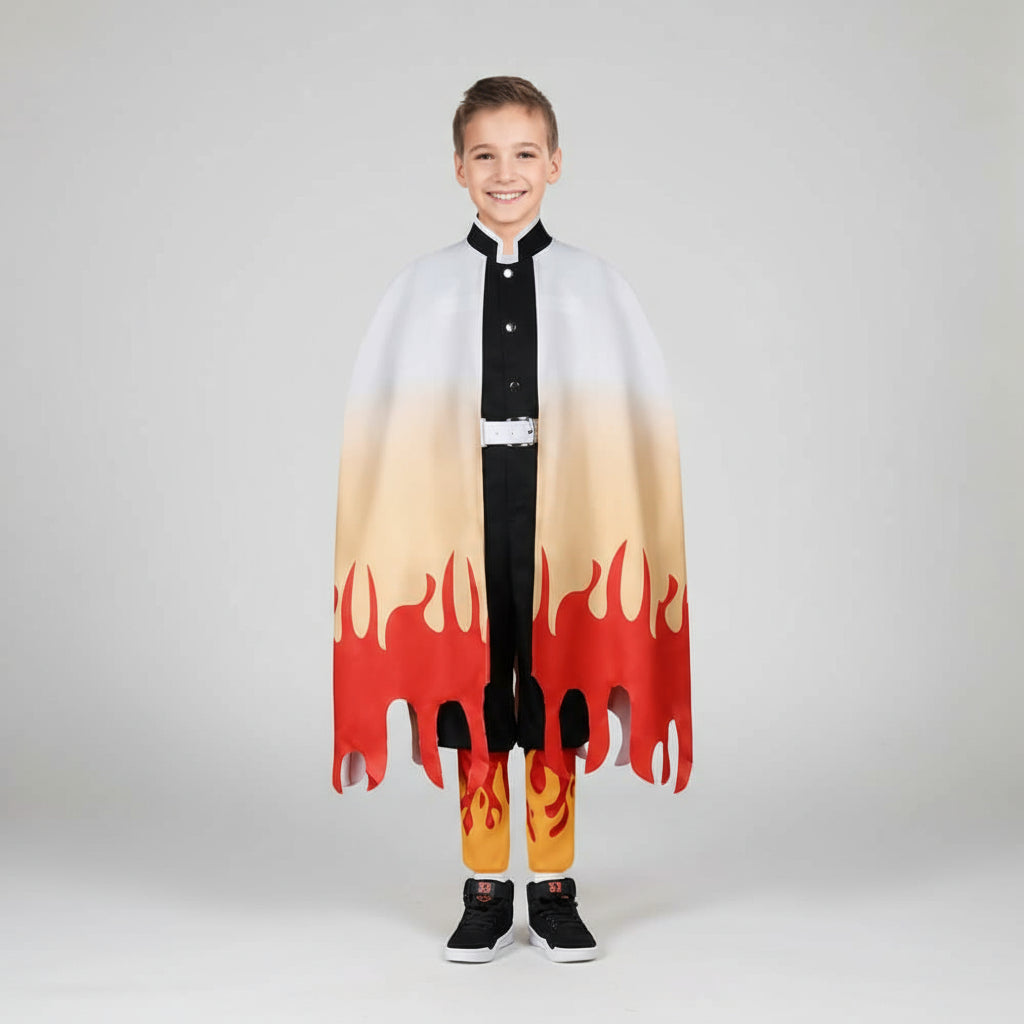 Kinder Kimono Cosplay Kostüm-Set aus Polyester