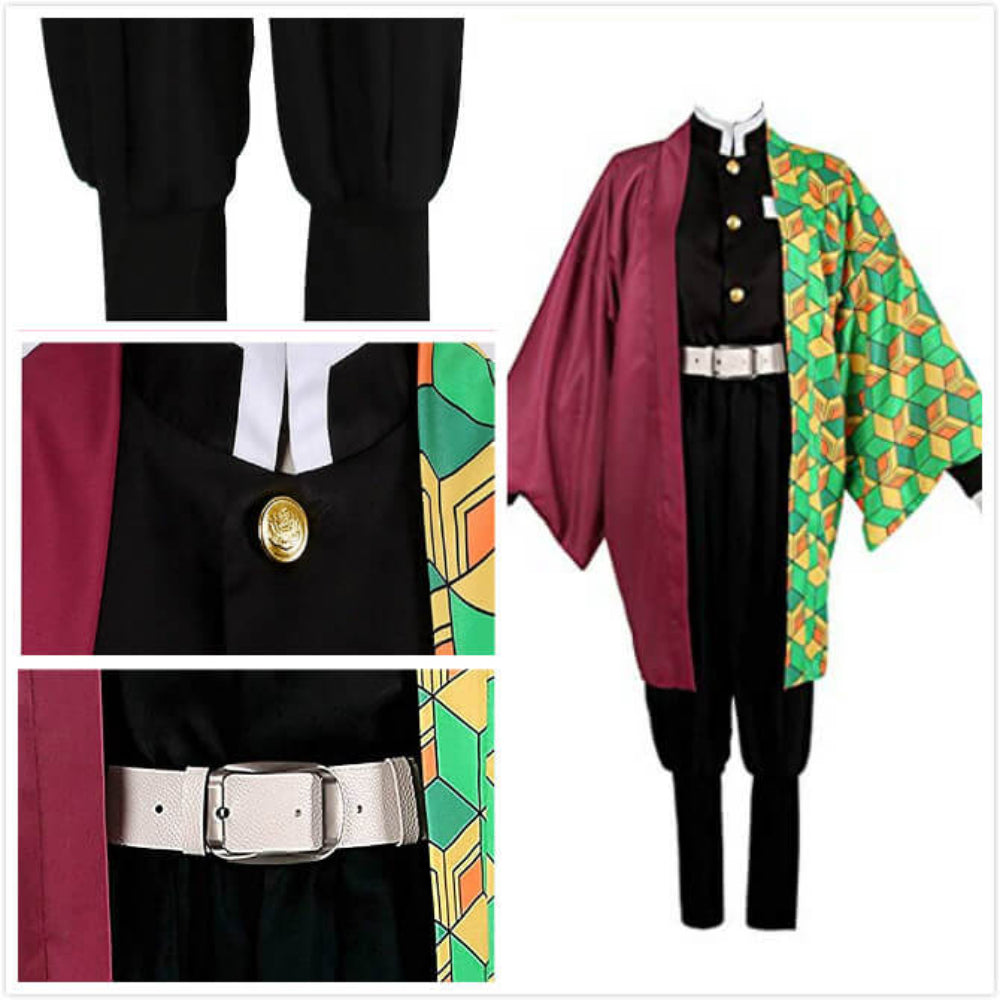 Kinder Kimono Cosplay Kostüm-Set aus Polyester