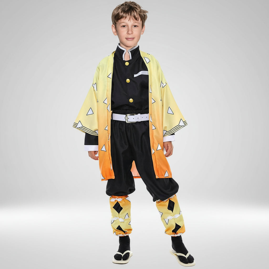 Kinder Kimono Cosplay Kostüm-Set aus Polyester