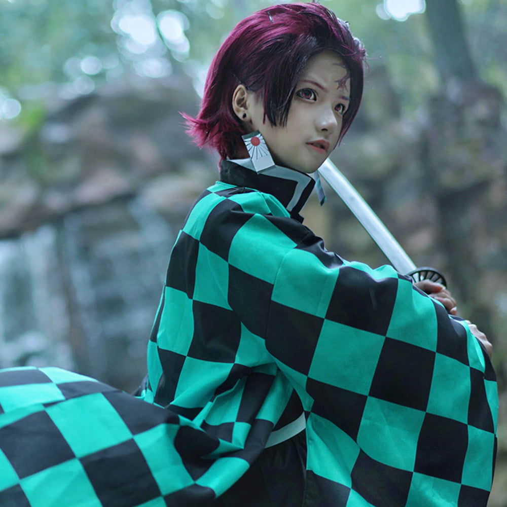 Anime Kimono Cosplay Set für Kinder und Erwachsene