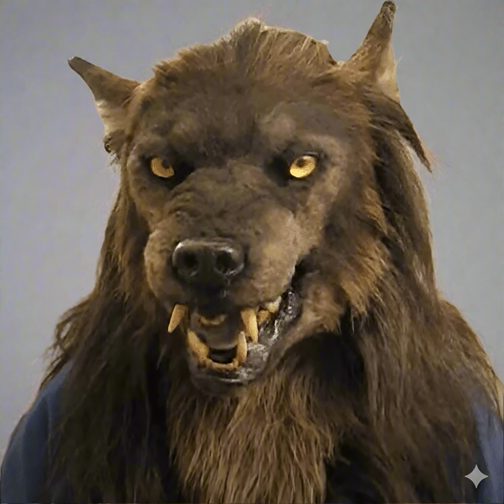 Realistische Latex Werwolf Maske für Halloween