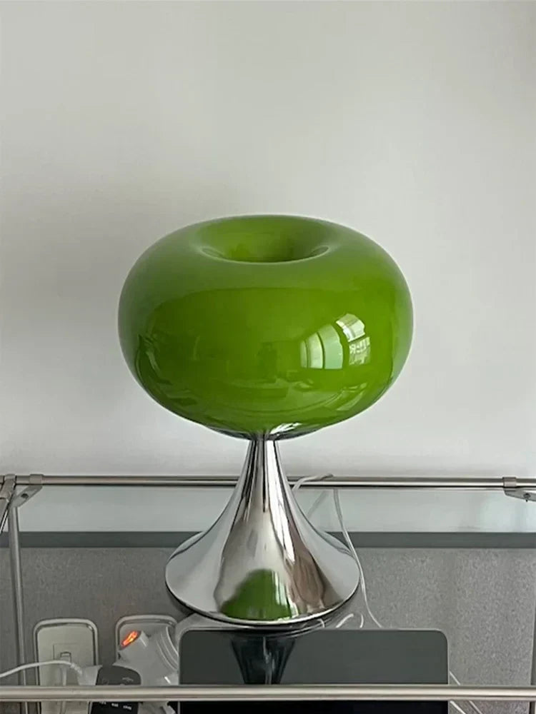 Tischlampe Glaschrom Retro-Design