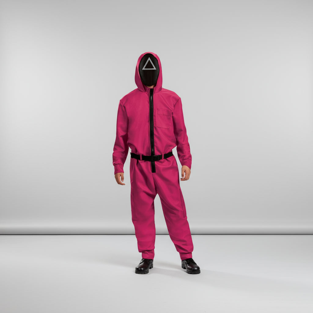 Kostüm Erwachsene Overall mit Maske Halloween Fasching Cosplay