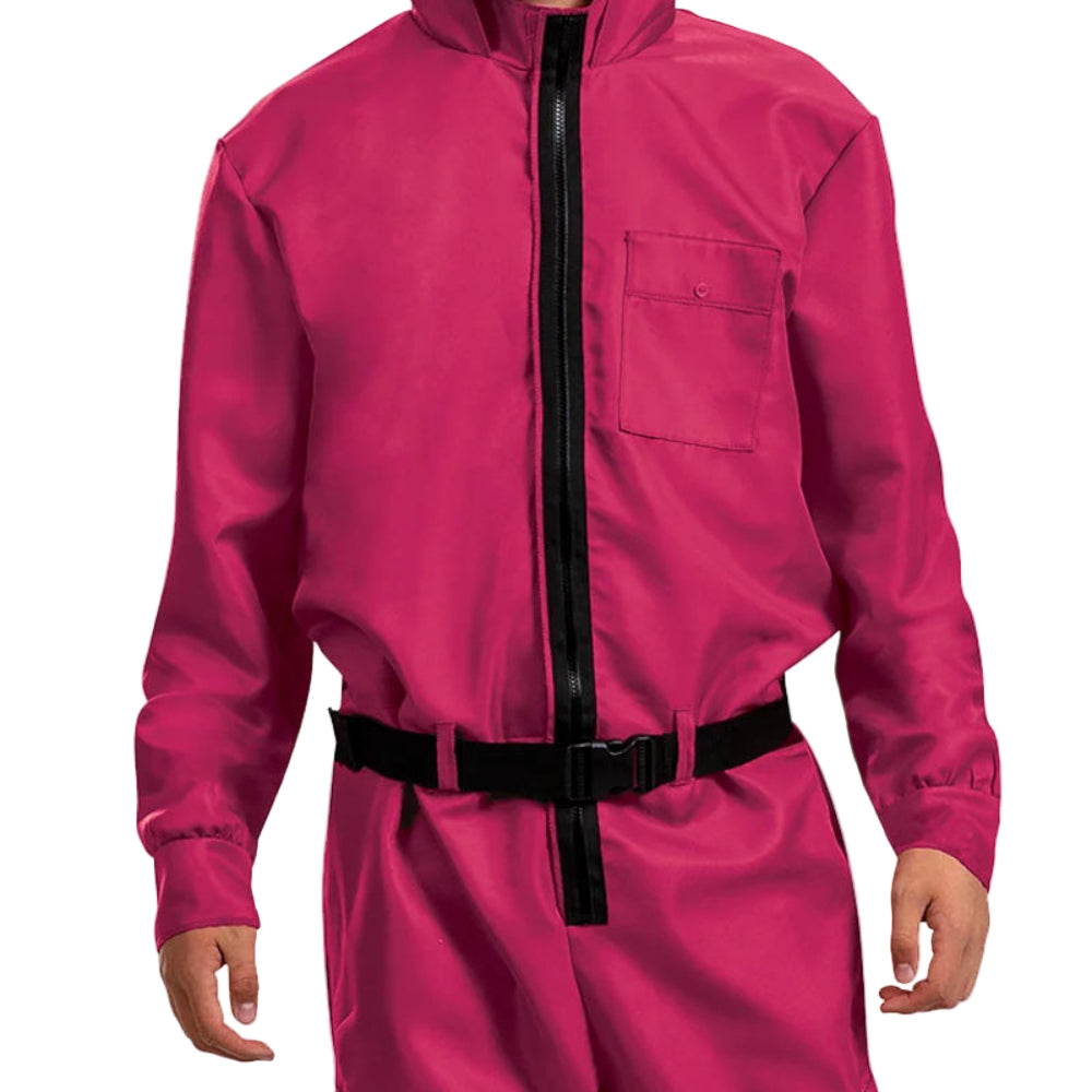 Kostüm Erwachsene Overall mit Maske Halloween Fasching Cosplay