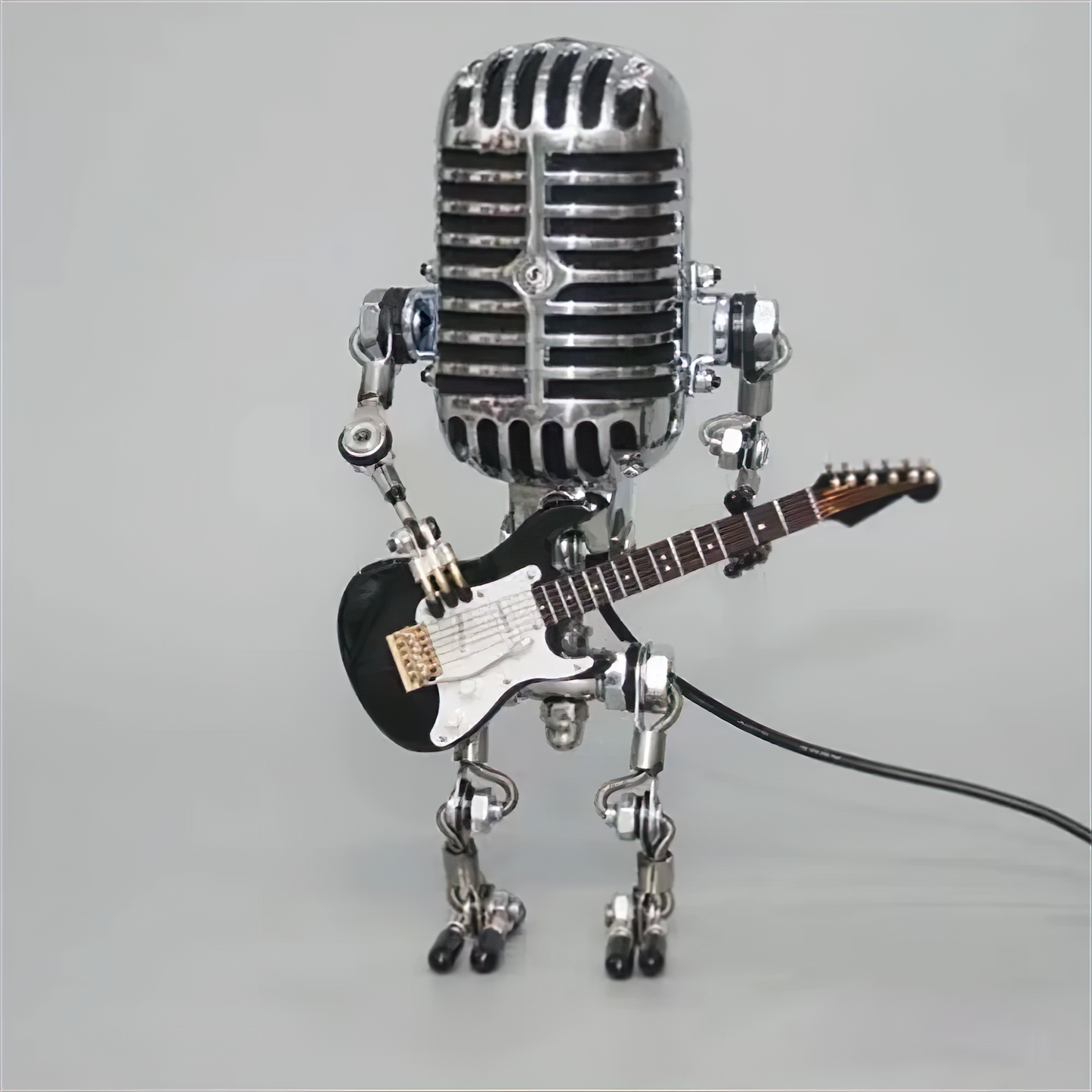 Tischlampe Industrie Stil Metall Roboter Design