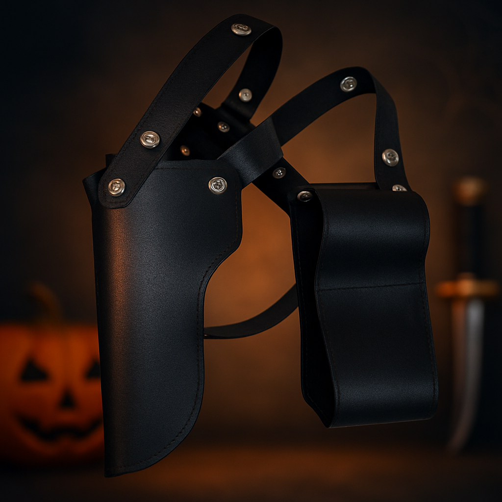 Halloween Kostüm Kinder Roter Overall mit Maske