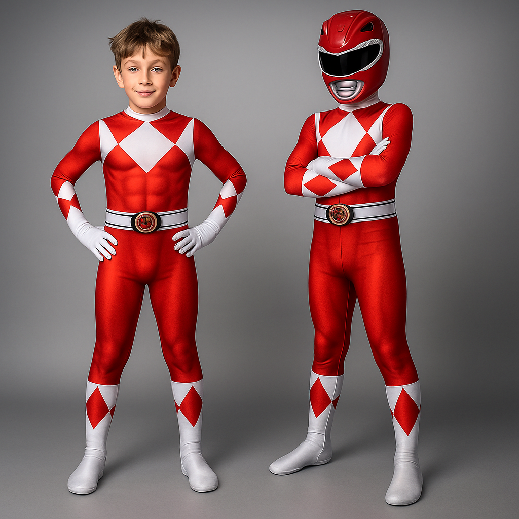 Halloween Kostüm Superheld Polyester Jumpsuit