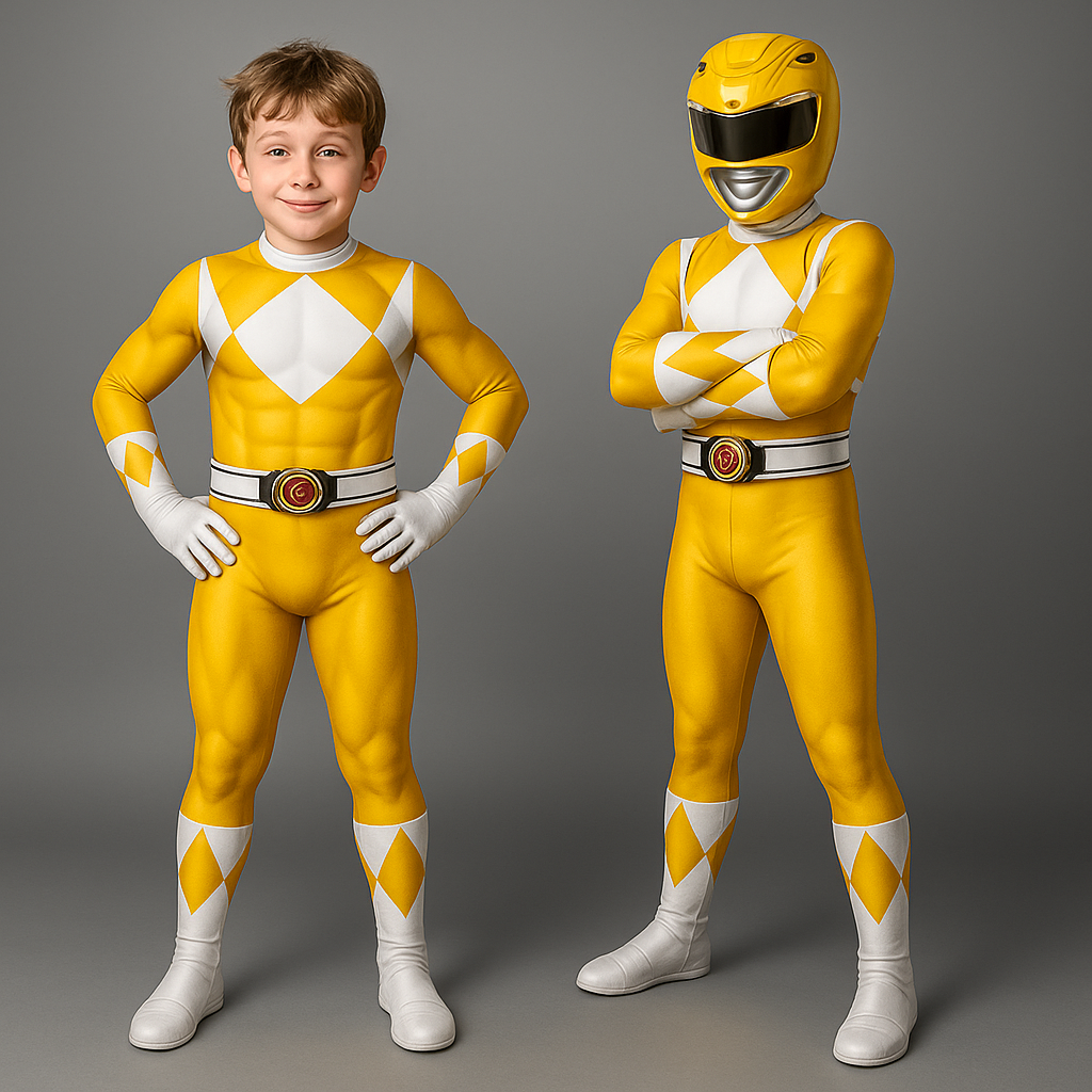 Halloween Kostüm Superheld Polyester Jumpsuit