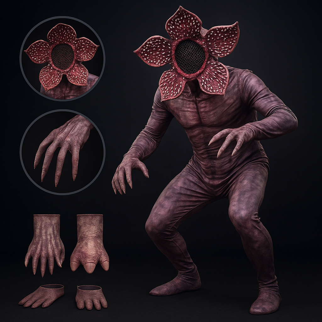 Halloween Horror Monster Kostüm Polyester Jumpsuit