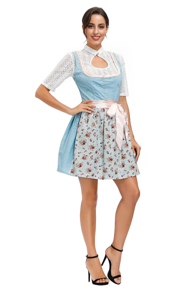 Damen Trachten Outfit 2025 Kurz Ärmellos