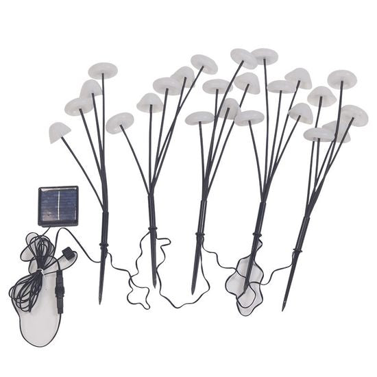 Solar Gartenleuchte Pilz Design für Außenbereich