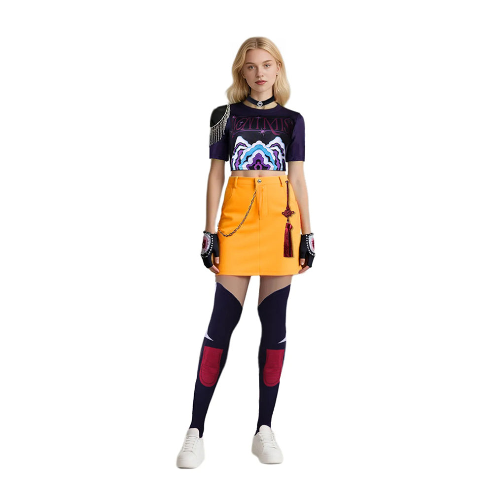 Kinder Popstar Kostüm Set für Karneval