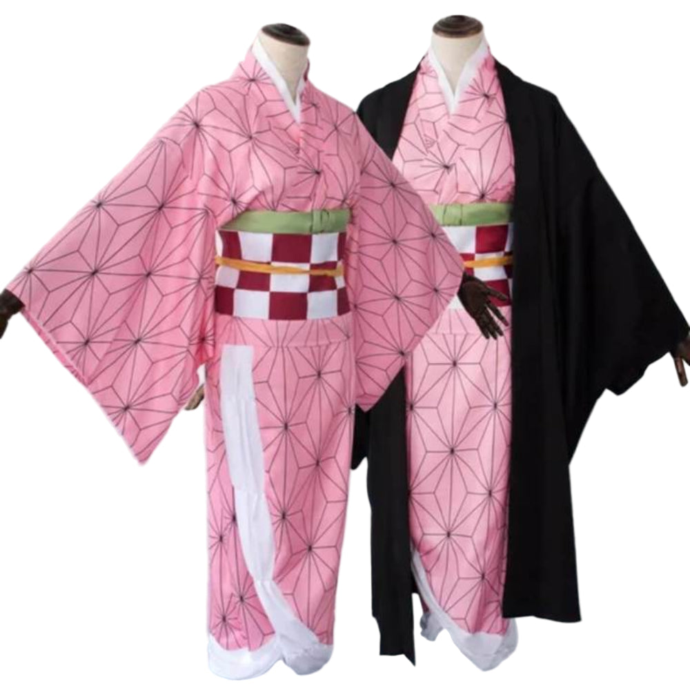 Kinder Kimono Cosplay Kostüm-Set aus Polyester