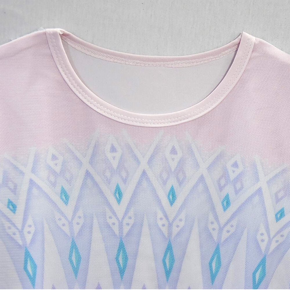 Kinder Prinzessin Kleid Blau Tüll Kostüm
