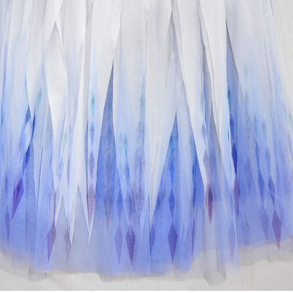 Kinder Prinzessin Kleid Blau Tüll Kostüm